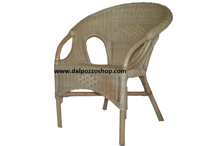 AR1006 POLTRONA RATTAN MIDOLLINO NATURALE - Clicca l'immagine per chiudere